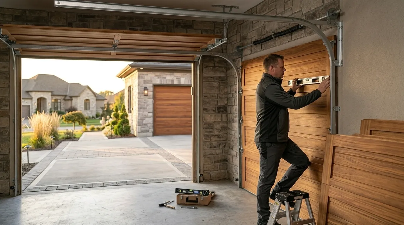 Garage door work by Wichita Garage Door Pros in Wichita, KS