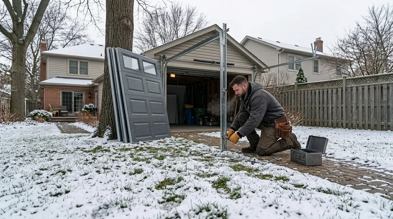 Garage door service in Wichita, KS