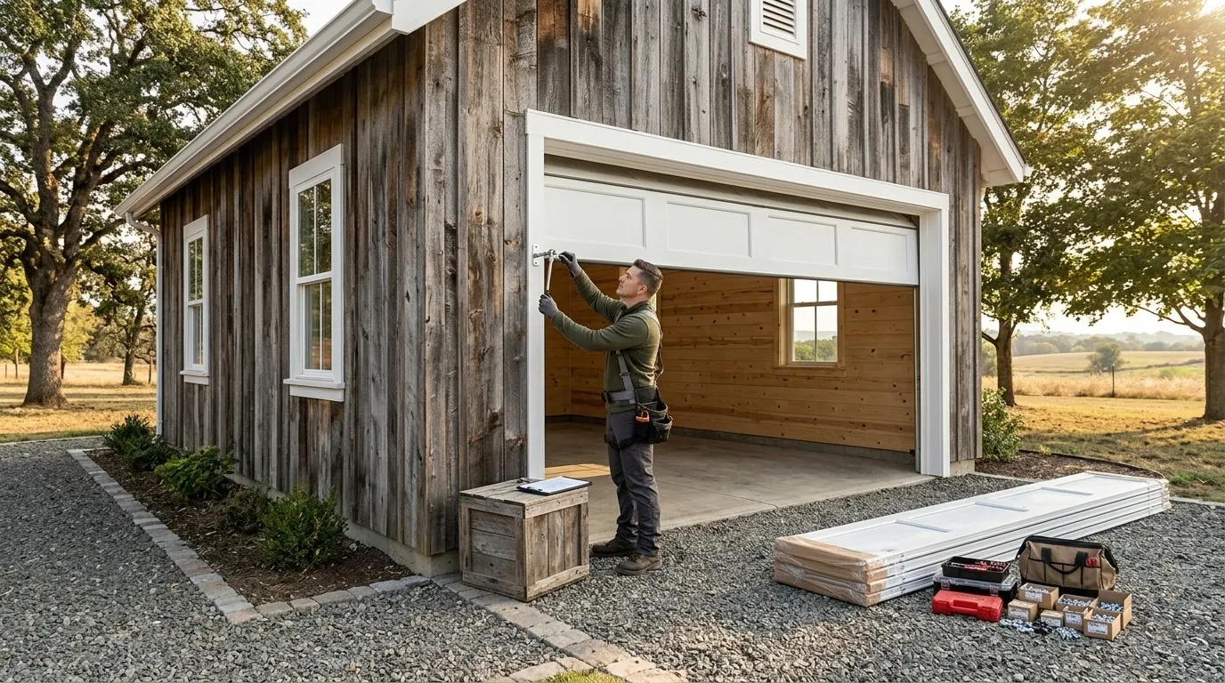 Garage door service in Wichita, KS