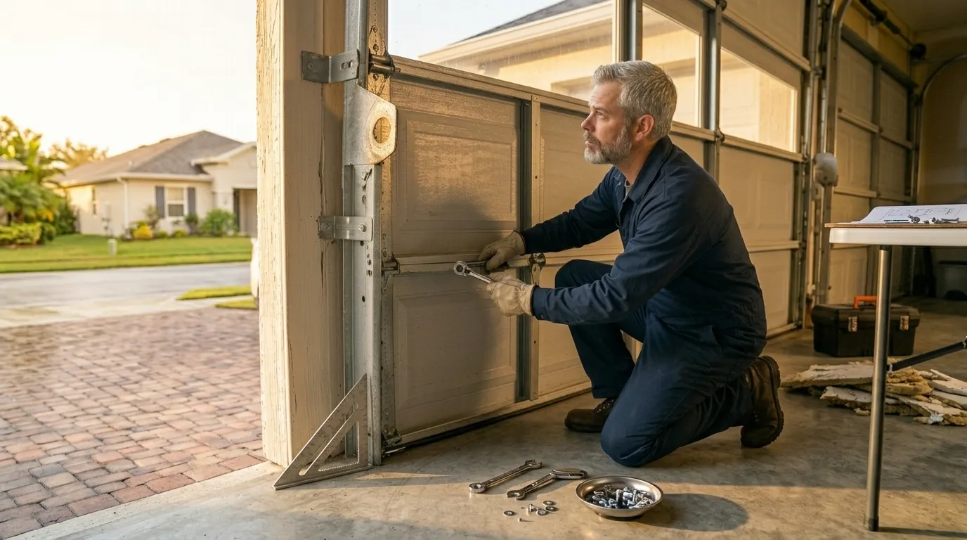 Garage door service in Wichita, KS